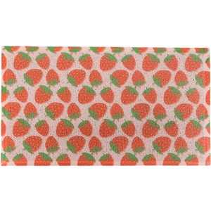 Artsy Mats Изтривалка от PVC 40x70 cm Pink Strawberry - Artsy Doormats (DMW-STRAWBERRY-7040)