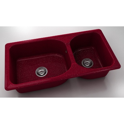 FAT Mивка Classic 214, Polymer marble, 20 Сребрист виолет, с включен сифон