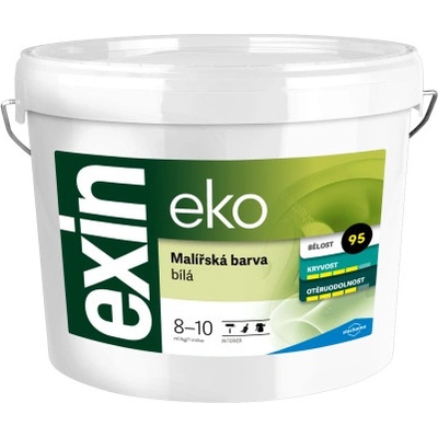 Stachema EXIN EKO Farba so zvýšenou belosťou a krycou schopnosťou Biela 15 kg