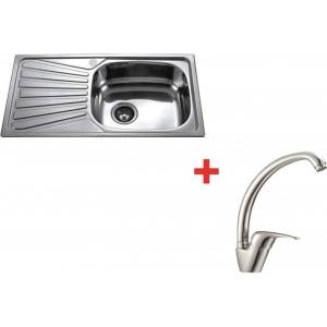 Inter Ceramic СЕТОВЕ ЗА КУХНЯ 2 в 1 / 3 в 1 BG 7843L TAMPICO + 7533265 7313 ХИЛДА 3, Inter Ceramic (BG 7843L TAMPICO + 7533265 7313 ХИЛДА 3) Мивка за вграждане