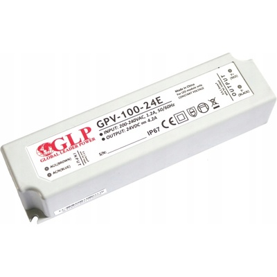 Napájecí zdroj GLP pro LED GPV-100-24E 24V 4.2A 100W IP67