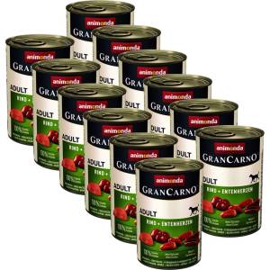 Animonda GranCarno Original говеждо и патешко сърце - 12 x 400 г