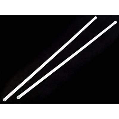 Výztuž do korzetu kovová šíře 8 mm délka 30; 35; 40 cm, střední, 3 (40 cm) bílá