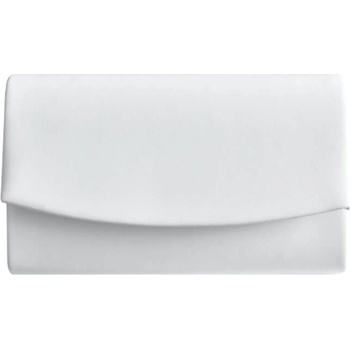 Malá listová kabelka matná biela