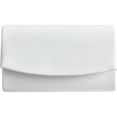 Malá listová kabelka matná biela