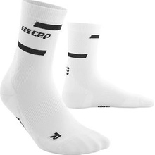 CEP Bežecké ponožky The Run Mid Cut Socks women white