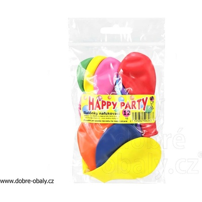 balónky mix barev Happy-Party
