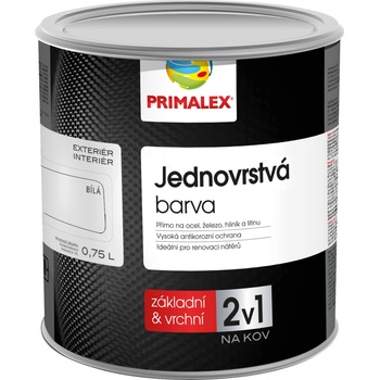Primalex 2v1 základná a vrchná farba v jednom modrá 0,75L