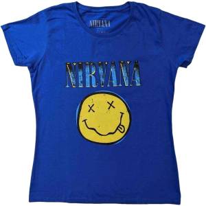 Nirvana Xerox Happy Face Blue L Риза (NIRVTS14MBL03)