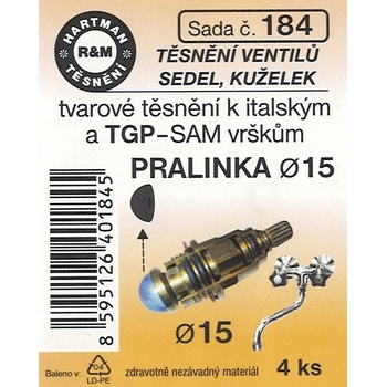HARTMAN těsnění vršku baterie TGP-SAM průměr 15mm, sada č. 184