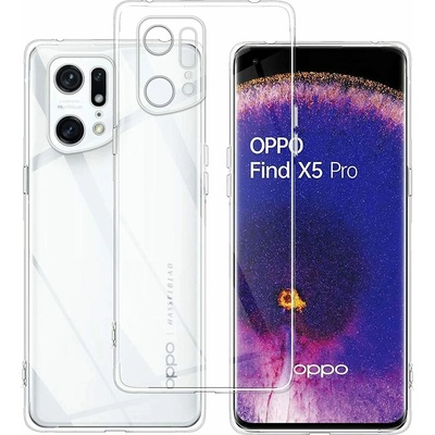 Techsuit Прозрачен защитен калъф за Oppo Find X5 Pro - Прозрачен KP36674 (36674)