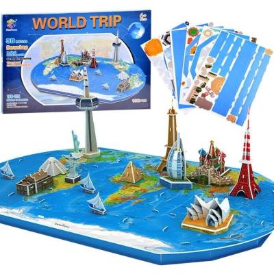 Magic Puzzle 3D puzzle Světové památky 136 ks