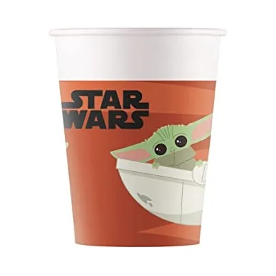 Procos Хартиени чаши - Star Wars The Mandalorian 200 мл 8 бр
