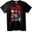 NOONEBRAND Тениска Символни Герои - 2XL, Black
