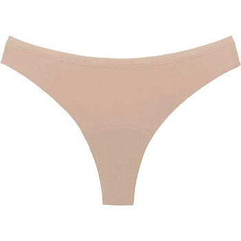 Snuggs Period Underwear Brazilian Light Tencel Lyocell Beige менструални бикини от плат за слаба менструация размер L