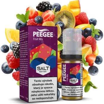 PEEGEE Salt - Ovocná směs 10 ml 10 mg