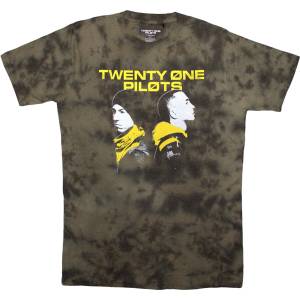 Twenty One Pilots Back To Back Wash Collection Green M Риза (TOPTS14MDD02)