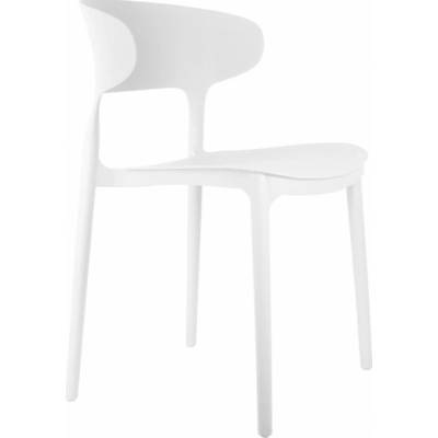Leitmotiv Fain 75 cm plast bílý