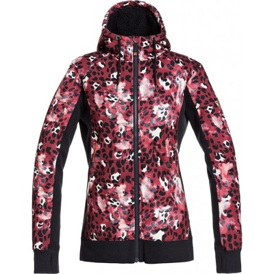 Roxy Frost Printed Zip RRE1/Oxblood Red Leopold