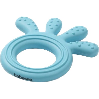 Babyono Силиконова гризалка Babyono - Октопод, синя (5901435412466)