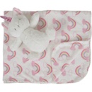 Cangaroo Бебешко одеяло 90/75 cm с играчка Unicorn rainbow