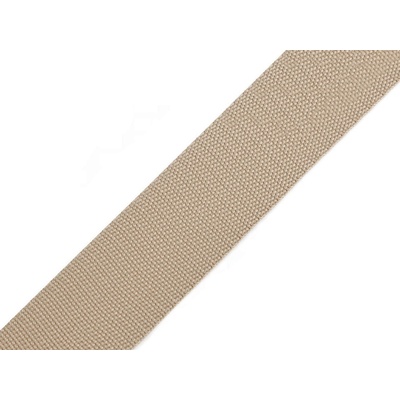 Prima-obchod Popruh polypropylenový šíře 30 mm tloušťka 1 mm, barva 72 béžová