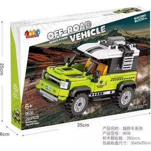 Man Yuk Toys Комплект конструктор - Джип, 293 части (9636)