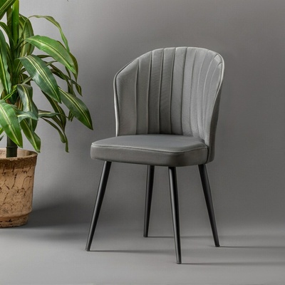 Kalune Design Rubi čierna / sivá 4 ks