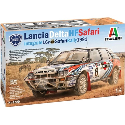 Italeri Model Kit auto 4720 Lancia Delta Integrale 16v Safari 1:12