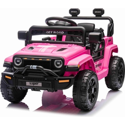 Beneo Elektrické autíčko OFFROAD NEW s pohonom zadných kolies ružové