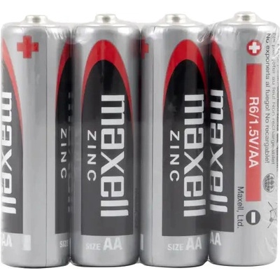 Maxell Цинк Манганова батерия MAXELL R6 4 бр. shrink 1.5 V (ML-BM-R6)