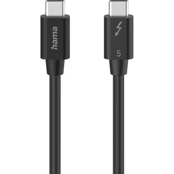 Image 1 of Hama Кабел "USB-C" Thunderbolt-5, 80 Gbit/s, 5A, 240W, Ultra-HD 8K, 1.00 m (HAMA-200796)
