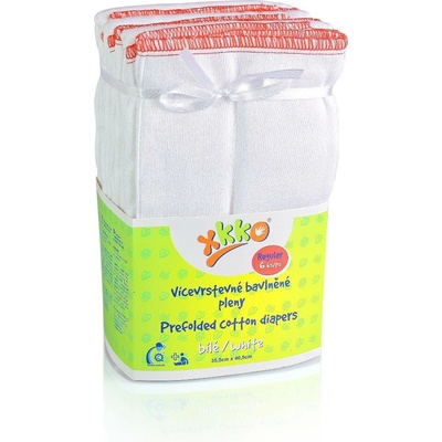 Kikko Skládané Bavlněné Natural Regular 6 ks