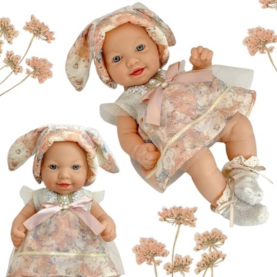 Woopie ROYAL 24 cm v šatech a čepičce se zajíčkem