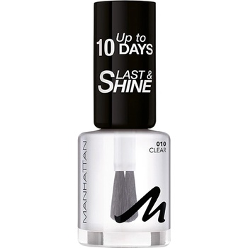 Manhattan Last&ShineLlak na nehty 010 CLEAR, 8ml