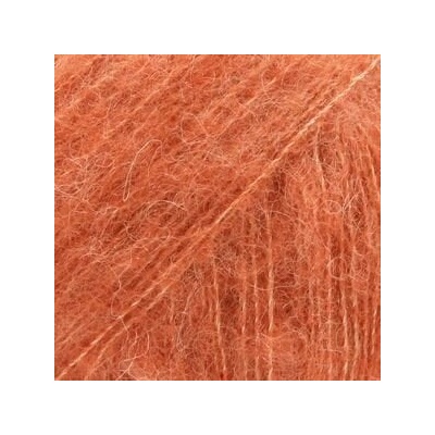 DROPS Design Brushed Alpaca Silk Uni Colour 22 Pale Rust Плетива прежда (109822)