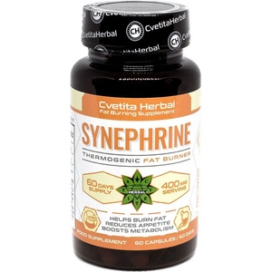 Cvetita Herbal Synephrine, 400 mg, 60 капсули, Cvetita Herbal