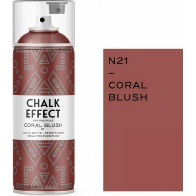 COSMOS LAC СПРЕЙ БОЯ ТЕБЕШИРЕНА chalk efefect 400мл 21 coral blush (06520)