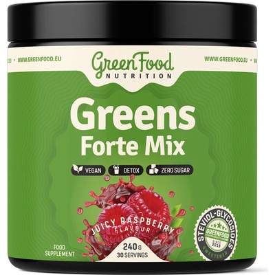 GreenFood Greens Forte Mix Juicy malina 240 g