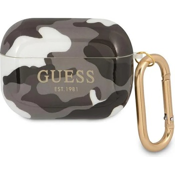 Guess Калъф Guess GUAPUCAMG Camo Collection за Apple AirPods Pro, черен (GUE001382)