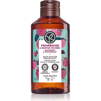 Yves Rocher Bain de Nature sprchový gél Raspberry & Mint 200 ml