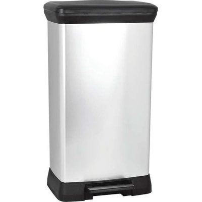 CURVER Odpadkový kôš DECO BIN 30 l čierny/strieborný