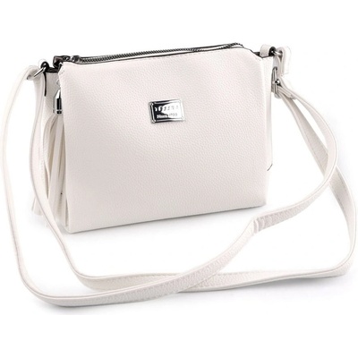 Kabelka crossbody 20x17 cm Off White