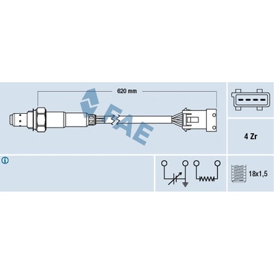 Lambda sonda FAE 77166