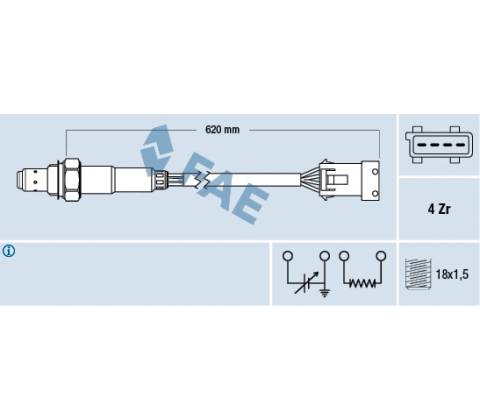 Lambda sonda FAE 77166