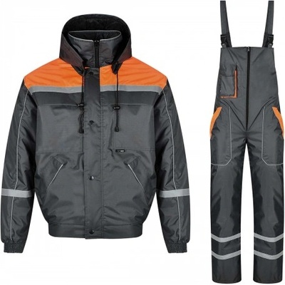 Ватиран работен комплект яке и полугащеризон GAMMA Set | Сиво , 120024 (120024)