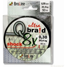 BroLine Q braid 8x SHOCK 50m 0,25mm 19,7kg