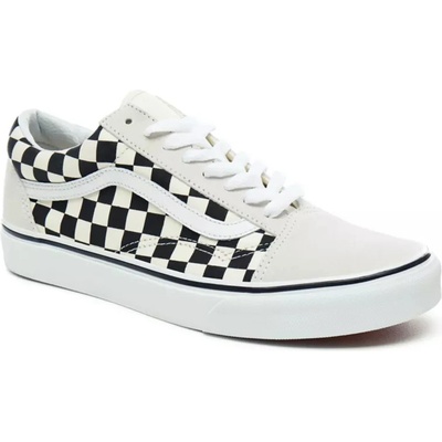 Vans boty Old Skool checkerboard white black