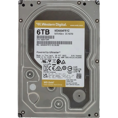 WD Gold 6TB, WD6004FRYZ