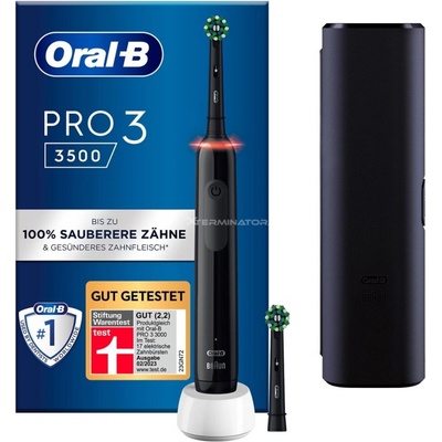 Oral-B Pro 3 3000 CrossAction Black – Hledejceny.cz